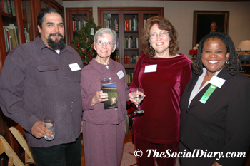 ramon gomez and ann o'neil with literacy council guests
